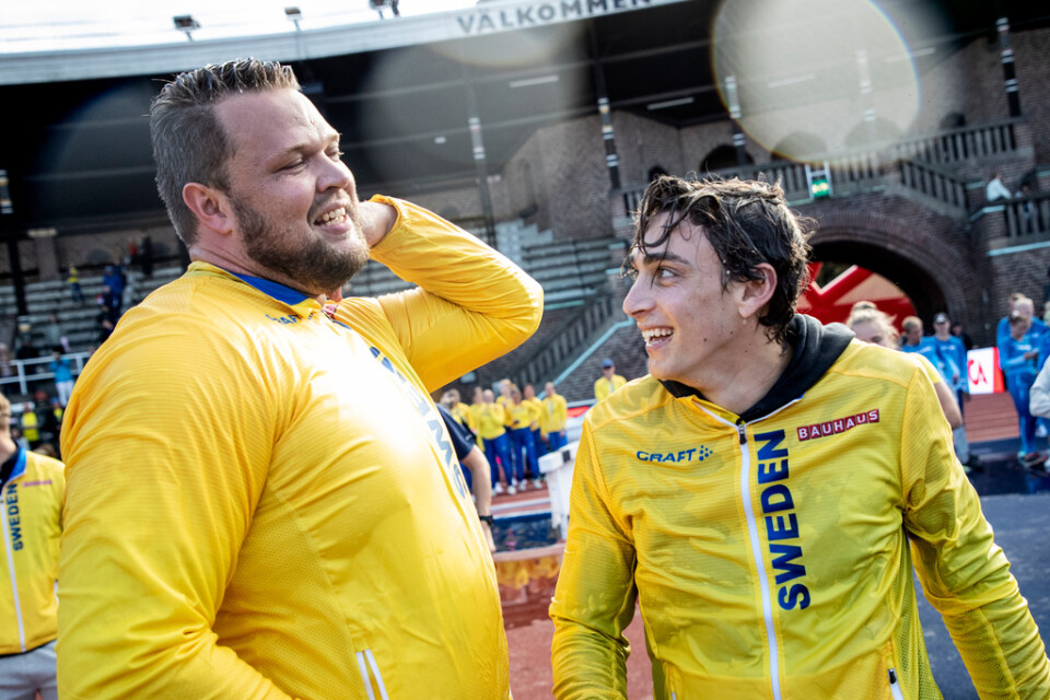 Daniel Ståhl och Armand Duplantis är två av de svenska stjärnorna som tävlar i Diamond League-galan på Stockholms stadion. Arkivbild.