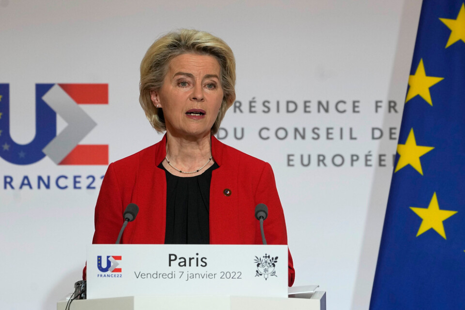 EU-kommissionens ordförande Ursula von der Leyen anser att EU måste spela en roll vid samtal om säkerhetsläget i Europa.