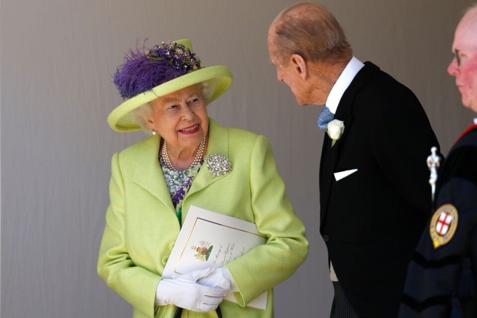 Drottning Elizabeth och prins Philip.