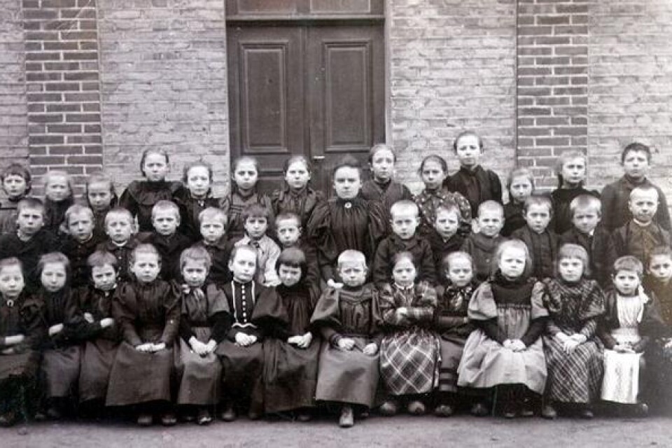 Östra skolan 1896. BILD: PRIVAT