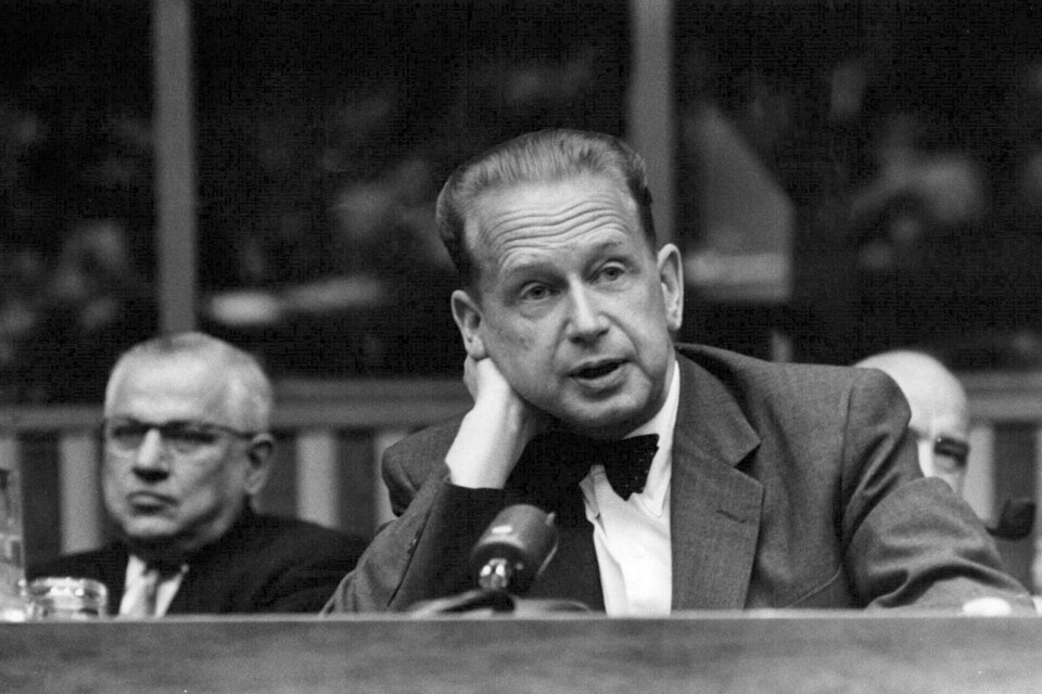 Vad hade Dag Hammarskjöld sagt om Nato?