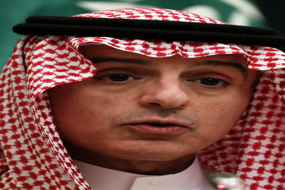 Adel al-Jubeir, saudisk minister med ansvar för utrikesfrågor. Arkivbild.