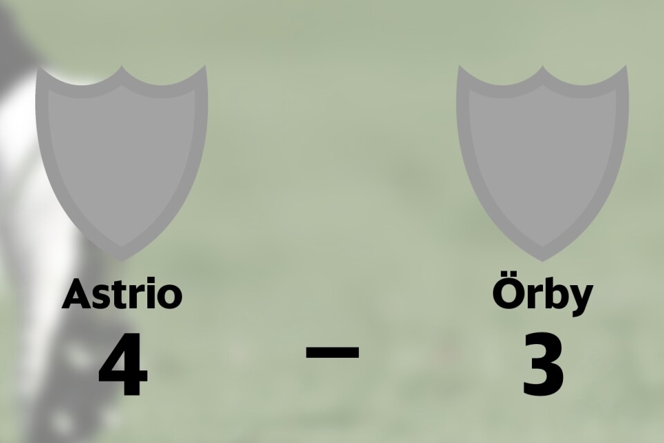 Örby förlorade borta mot Astrio