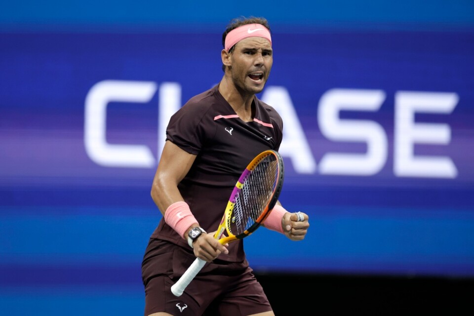 Rafael Nadal besegrade Richard Gasquet i tredje rundan i US Open.