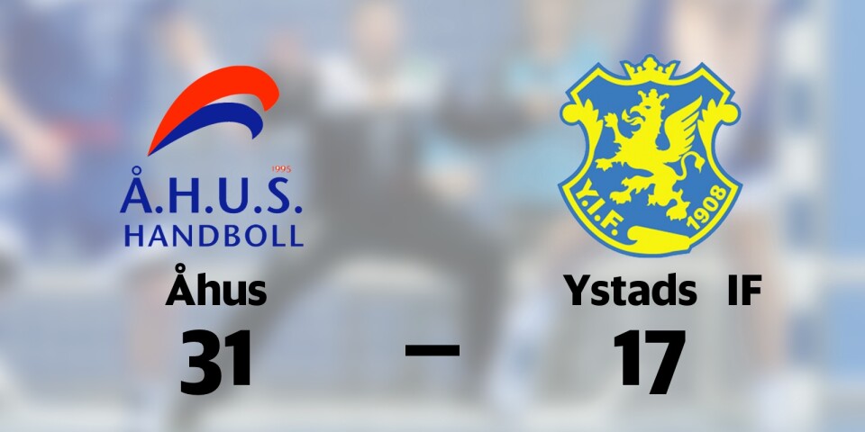 Åhus HB vann mot Ystads IF HF U