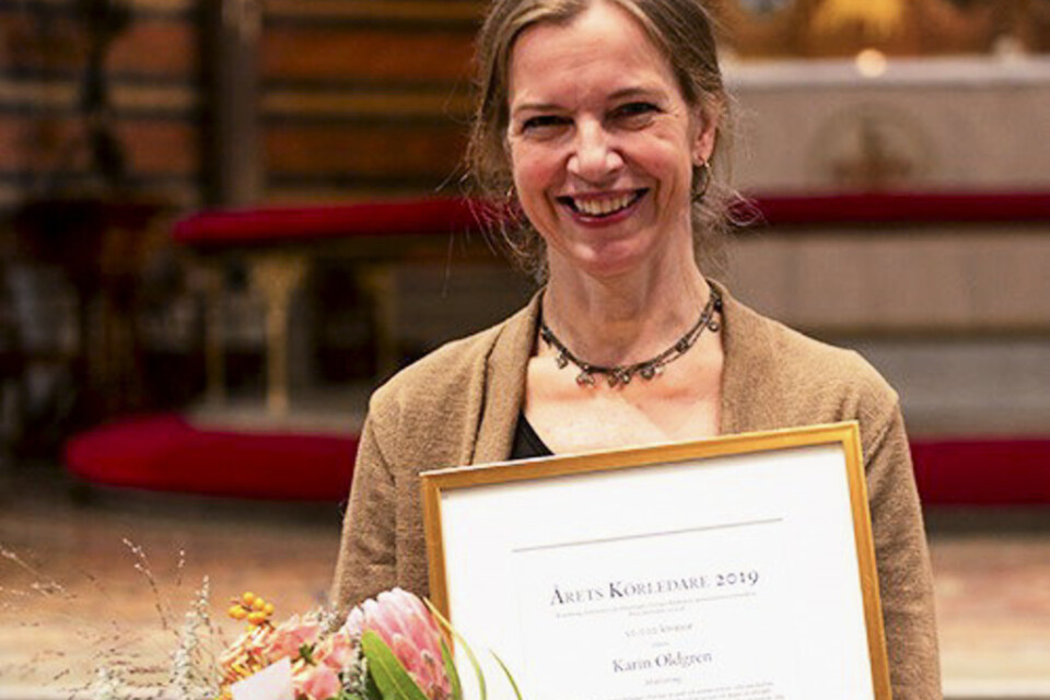 Årets körledare: Karin Oldgren.