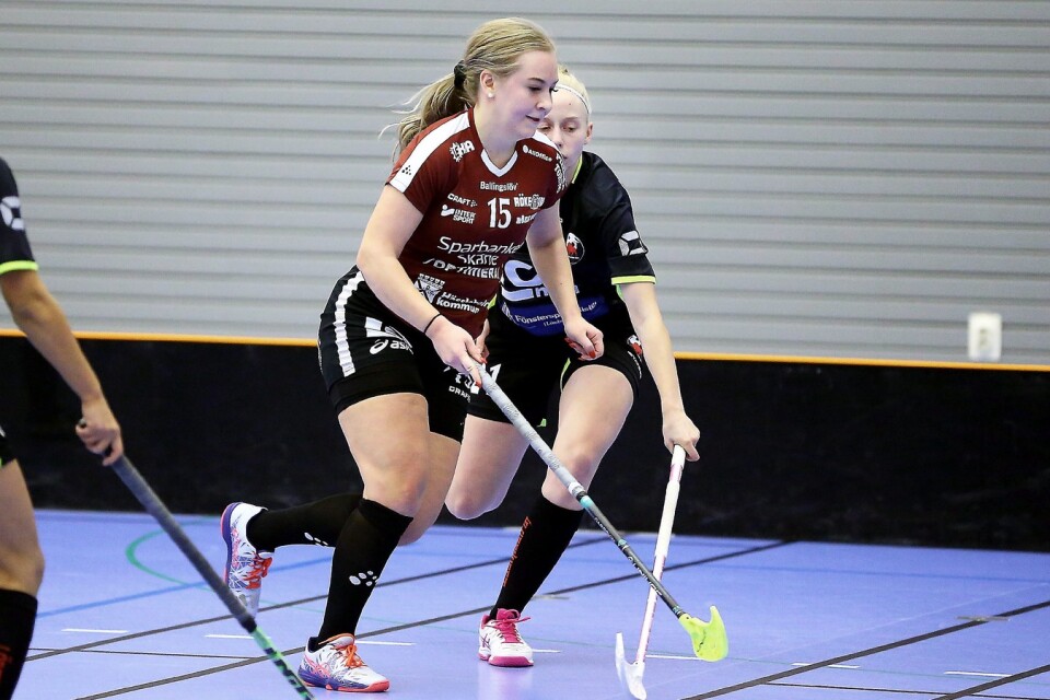 Cajsa Engdahl visade vägen för Röke med sina fyra poäng (två mål och två assists). Foto: Stefan Sandström/Arkiv