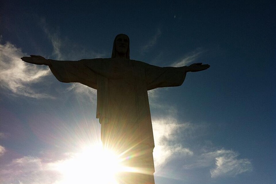 Cristo Redentor, Rio, bilden tog Fredrik Rosén då han var där på tjänsteresa.