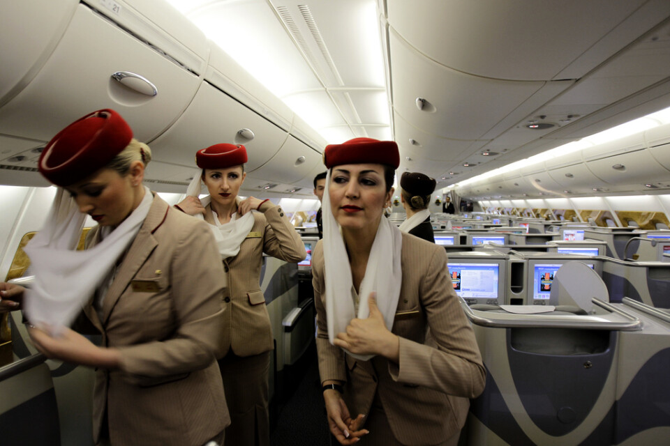 Flygbolaget Emirates presenterar nya delårssiffror som visar på en vändning för bolaget. Arkivbild.