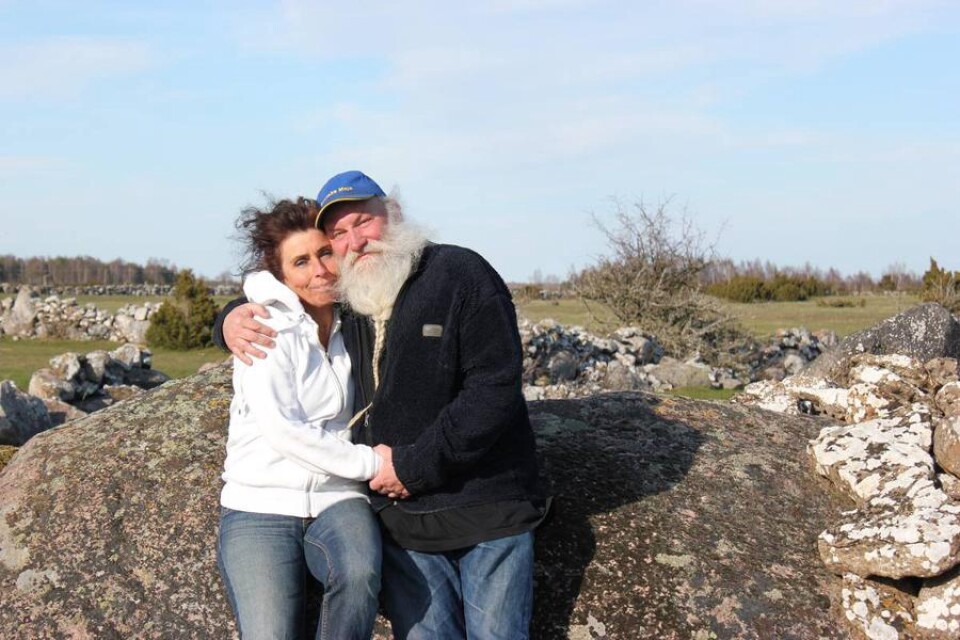 Bengt Erlingsson fann kärleken Katarina Mariadotter tack vare sin medverkan i Bonde söker fru.Foto: PRIVAT 