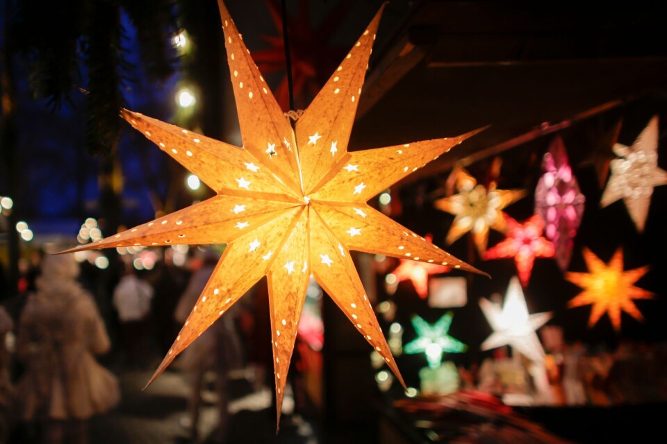 Hang up your Christmas star on the first Sunday in Advent.