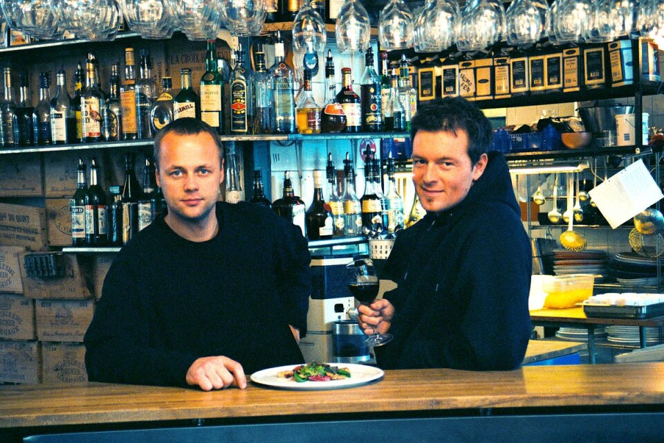 På den tiden - Claes Petersson och Dan Bertram på Godsfinkan 1997, året innan killarna gick vidare åt var sitt håll. Foto: Ronnie Smith