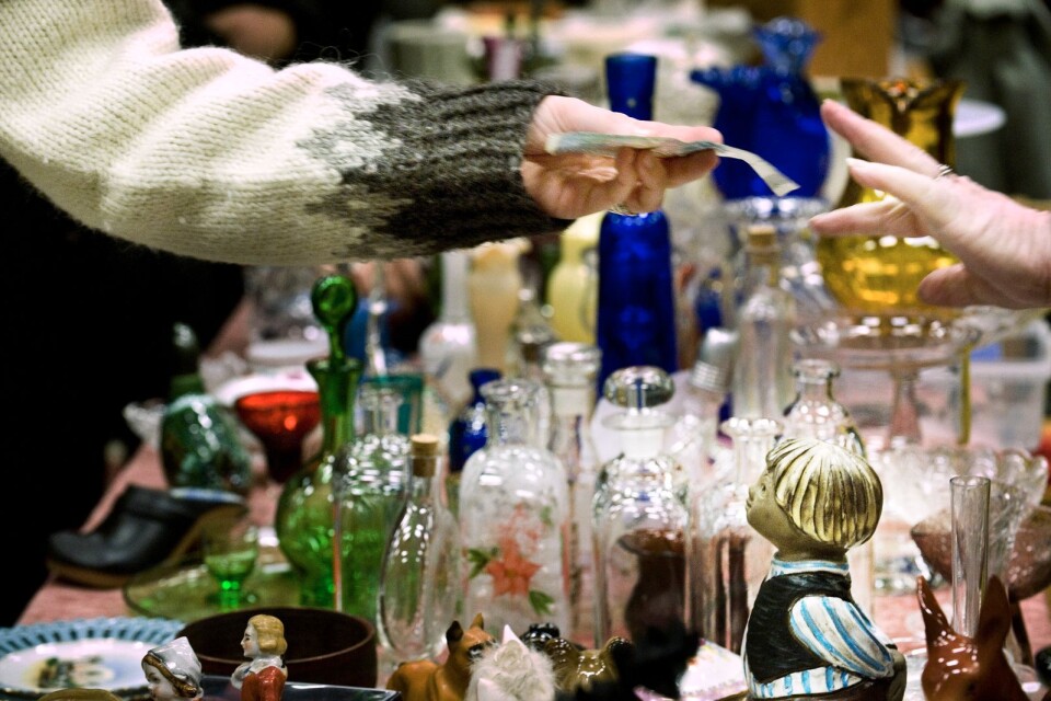 You can find everything at the antique and collectors market in Linderöd on December 29th.