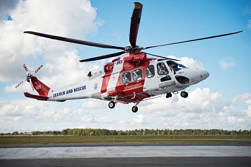 Sjöfartsverkets räddningshelikopter flyttas tillfälligt från Kallinge till Kristianstad.