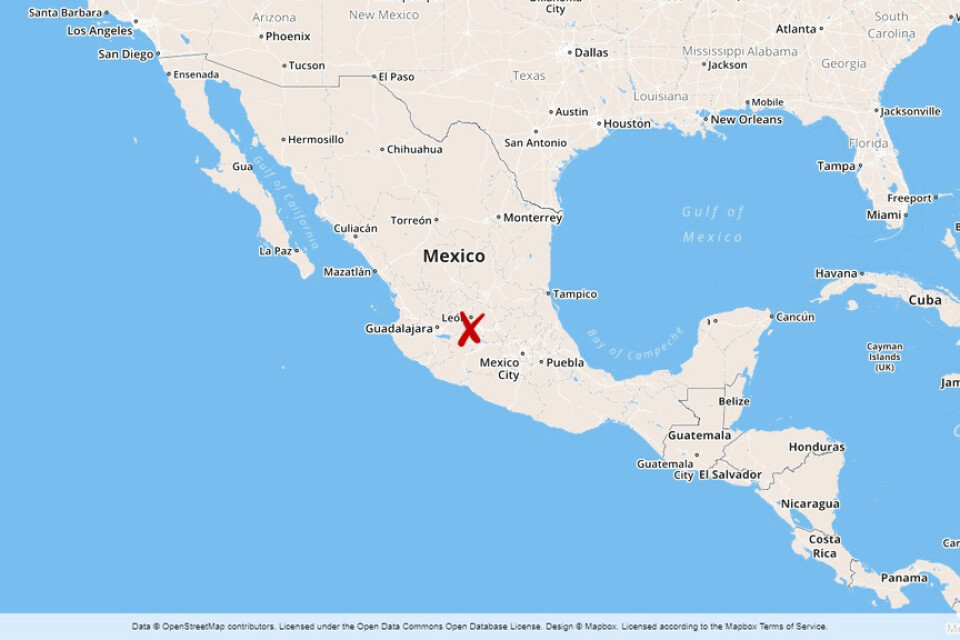 Ett kraftigt jordskalv har ägt rum i Mexiko.
