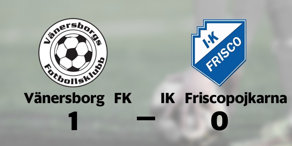 Förlust för IK Friscopojkarna borta mot Vänersborg FK