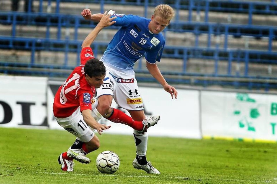 Krubban nästa? Viktor Svensson gjorde fem säsonger i TFF. Nu kan karriären fortsätta i Lunds BK, som har Leif Engqvist som tränare.