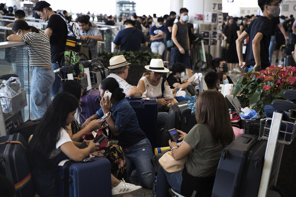 Resenärerna är på väg tillbaka till Hongkong. Arkivbild.