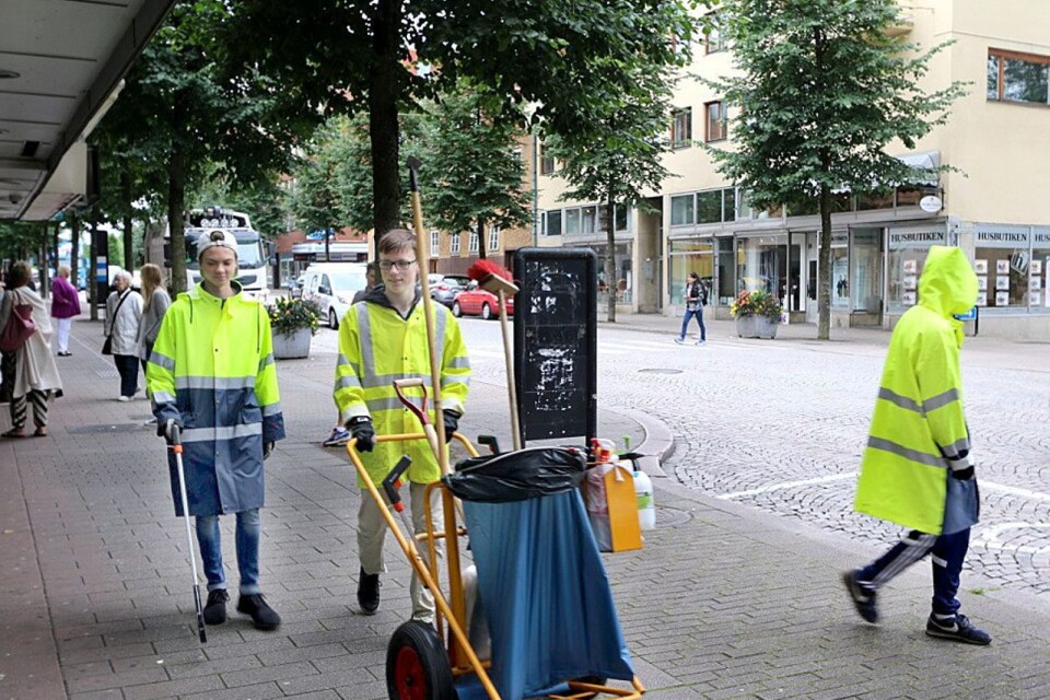 Feriearbetare i Borås sommaren 2016.
