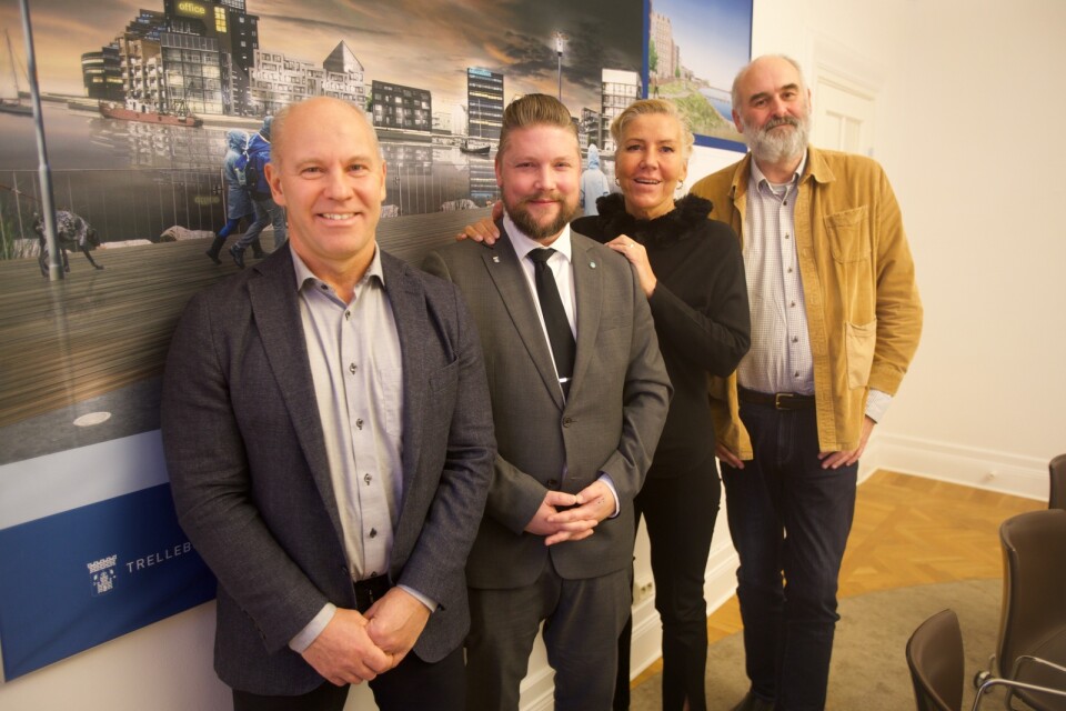 Erik Lundström (KD), Mathias Andersson (SD), Ann Kajson Carlqvist (M) och Henrik Silfverstolpe (L) avslöjade på måndagen hur de vill styra Trelleborg.