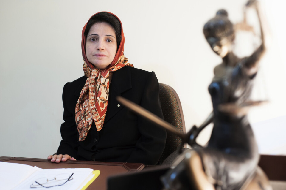 Människorättsaktivisten och advokaten Nasrin Sotoudeh i ett foto från 2008. Arkivbild.