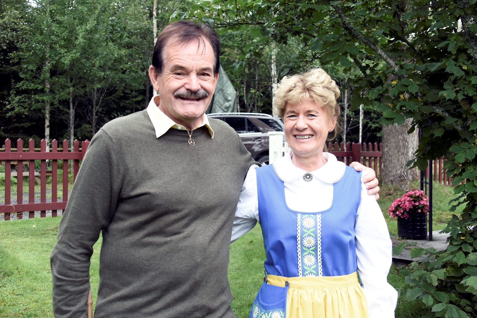 Thomas och Maria Nilsson vill gärna hålla minnet av Sonja Stjernqvist levande.
