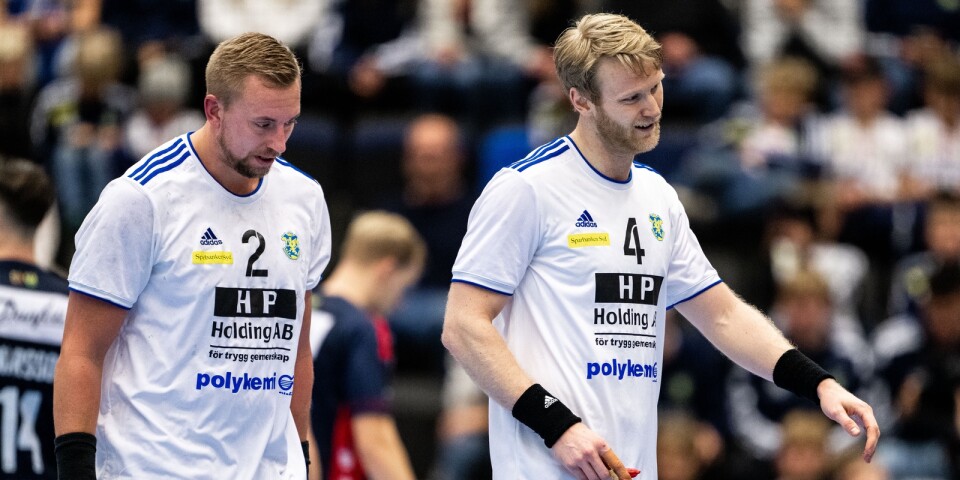 Anton Månssons och Philip Stenmalms Ystads IF förlorade den första åttondelsfinalen borta mot Kadetten Schaffhausen.