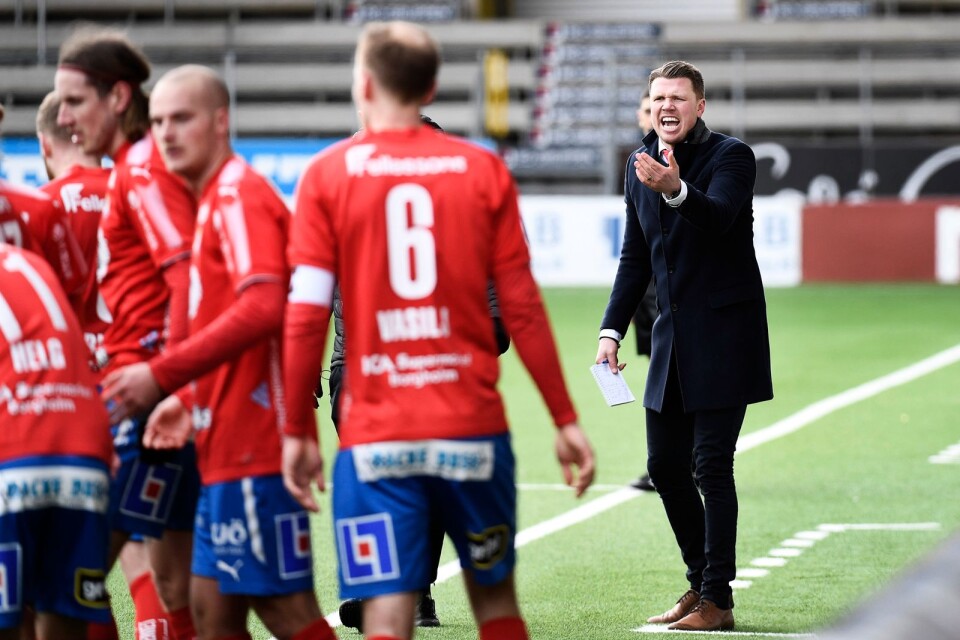 Östers tränare Christian Järdler har fått en tuff inledning på nya jobbet.
