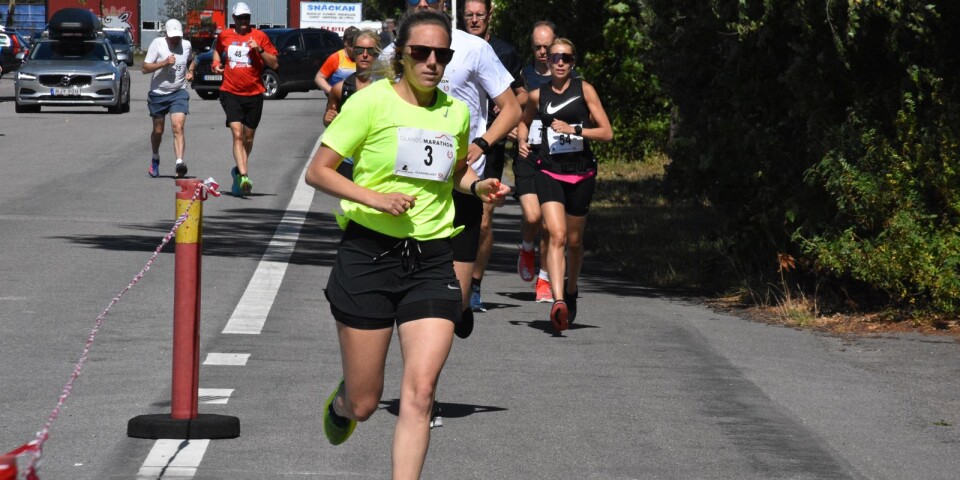 Erica tog sina andra seger i Ölands Marathon: ”Kul att få vinna”
