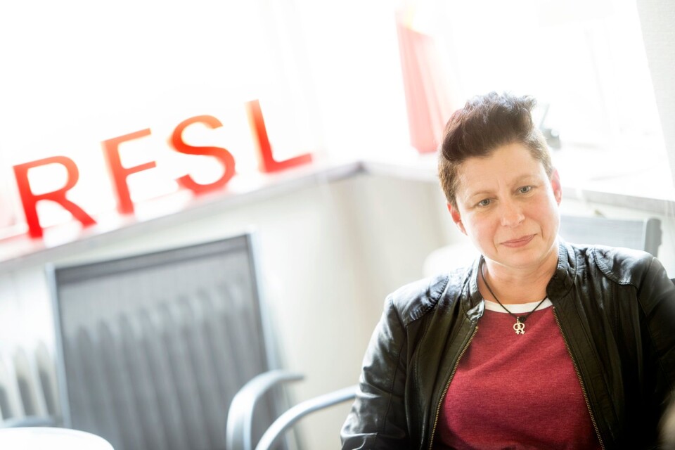 RFSL:s ordförande Louise Arvidsson