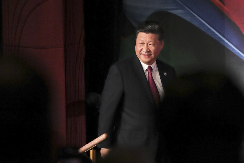 Kinas president Xi Jinping, här i Papua New Guinea i november i fjol. Arkivbild.