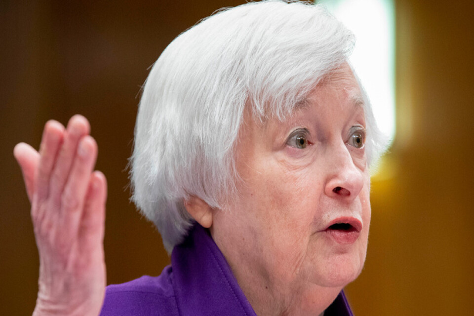 USA:s finansminister Janet Yellen vill inte höja taket på insättningsgarantierna i amerikanska banker.