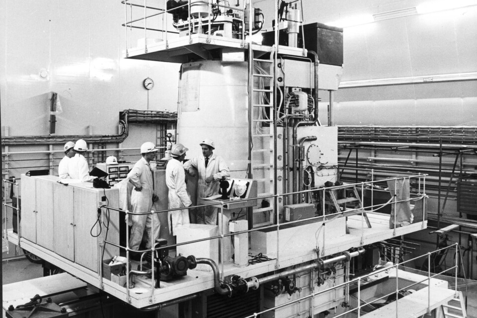 Ågestaverket, Sveriges första industriella kärnkraftverk tas i bruk den 17 juli 1963. Arkivbild. OBS: Klicka på bilden frö att se den i fullt format.
