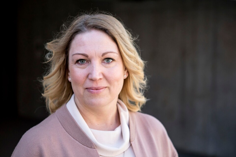 Lärarförbundets ordförande Johanna Jaara Åstrand.