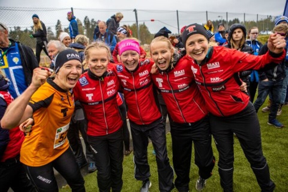 Ursula Kadan, Elin Carlsson, Lena Eliasson-Lööf, Nicole Ljungdahl and Emma Bergman finished the race with their team in seventh place at Tio-mila. It’s the club's best position on the women's side since 1992.