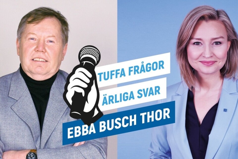 KD:s reklambild till turnén – kan vi kalla den Ebba Busch Tour? – som nu är inledd.