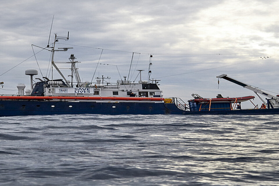 Sea Watch 3 på Medelhavet i april. Arkivbild.