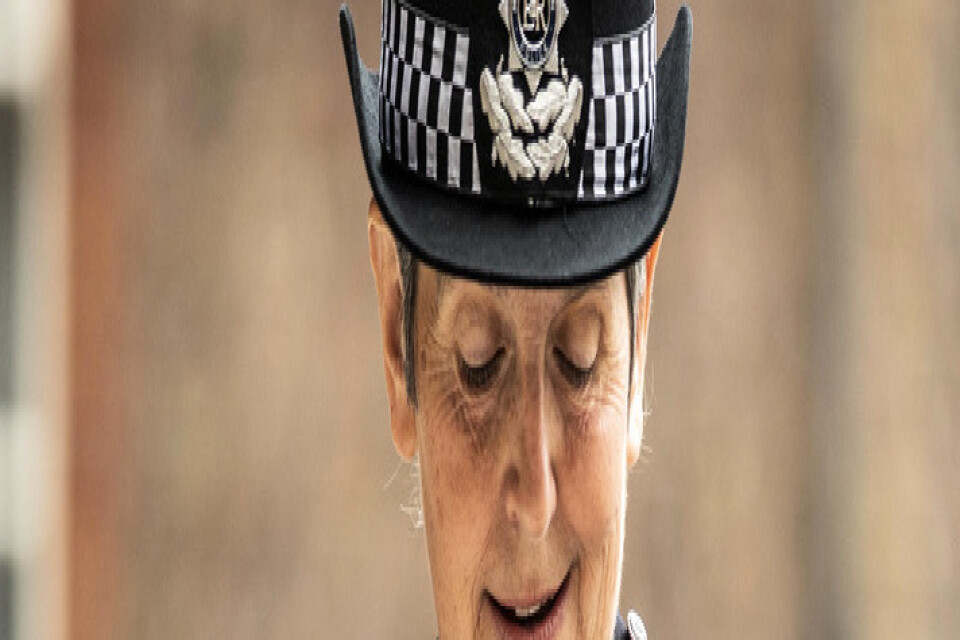 Efter en rad skandaler inom polisen blir det avgång för Londonpolisens chef Cressida Dick. Arkivbild.