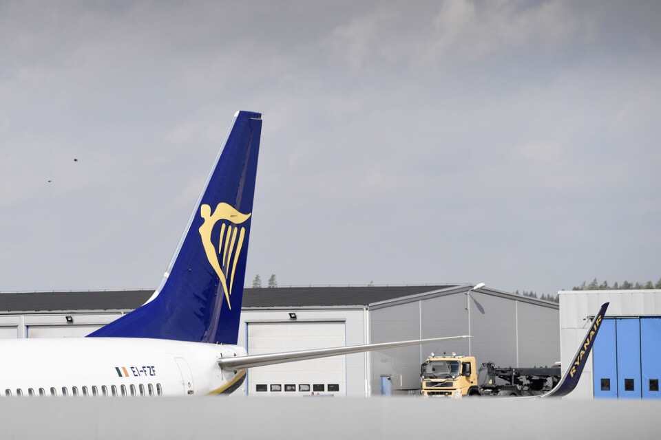 Ryanair har haft sin nordiska bas på Skavsta utanför Nyköping, men har meddelat att basen mnu ska flyttas. Arkivbild.
