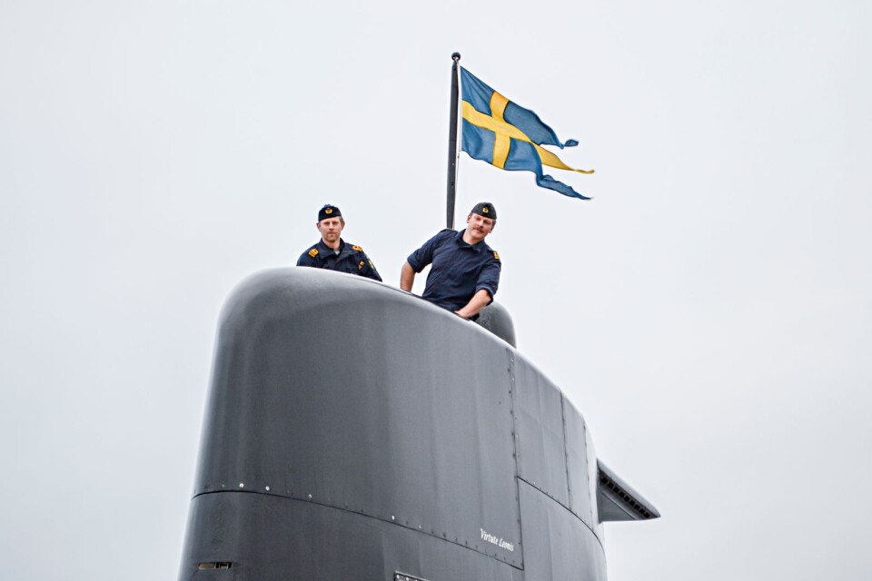 Den svenska marinens ubåtar vill normalt sett inte synas.