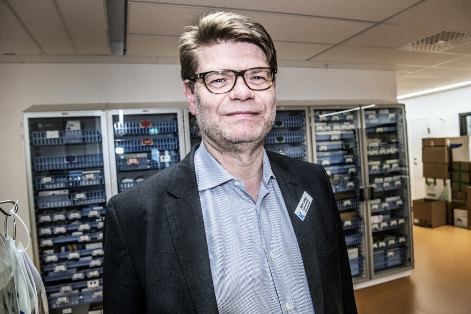 Björn Zoëga direktör för Karolinska universitetssjukhuset. Arkivbild.