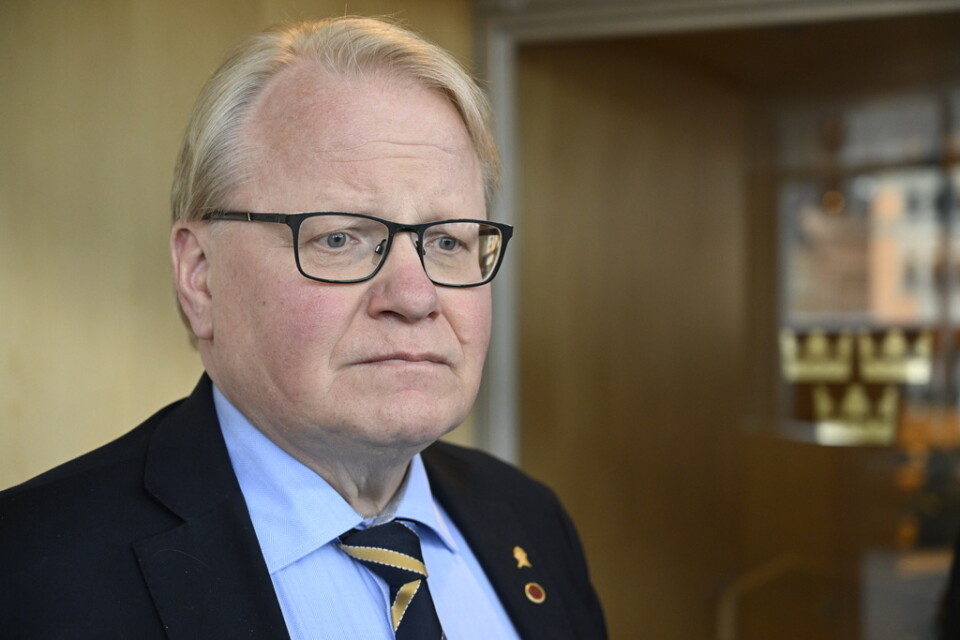 Försvarsminister Peter Hultqvist (S) reser till USA. Arkivbild.