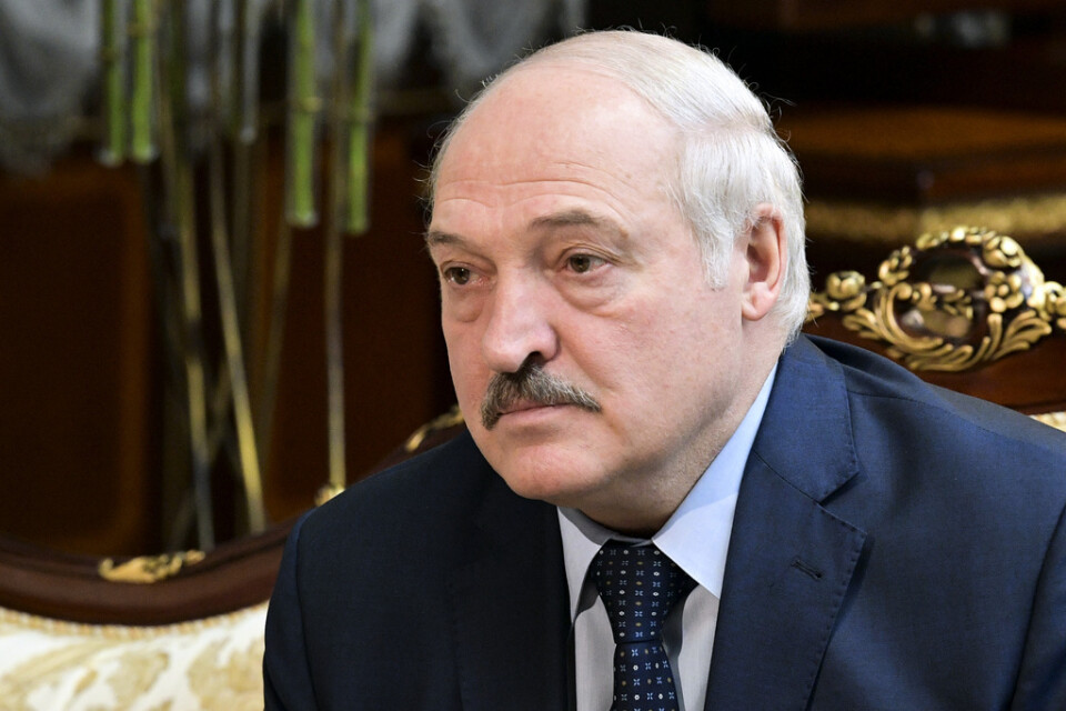 Var det Aleksandr Lukasjenkos idé att stoppa Ryanair-planet, eller lyssnade han på Ryssland? Bild från i april.
