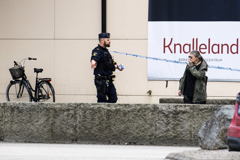 En testmottagning för covid i Borås utrymms efter ett bombhot.