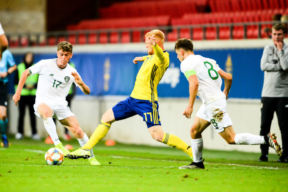 Sverige förlorade mot Irland i U21-kvalet till EM. Arkivbild.
