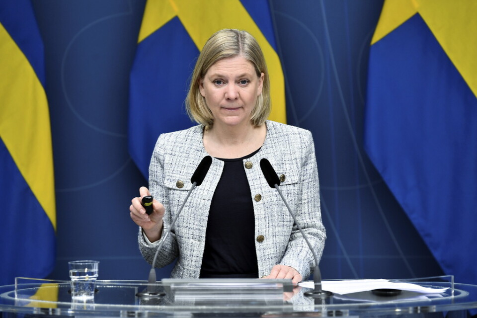 Finansminister Magdalena Andersson (S) ser ljuset i tunneln för svensk ekonomi.