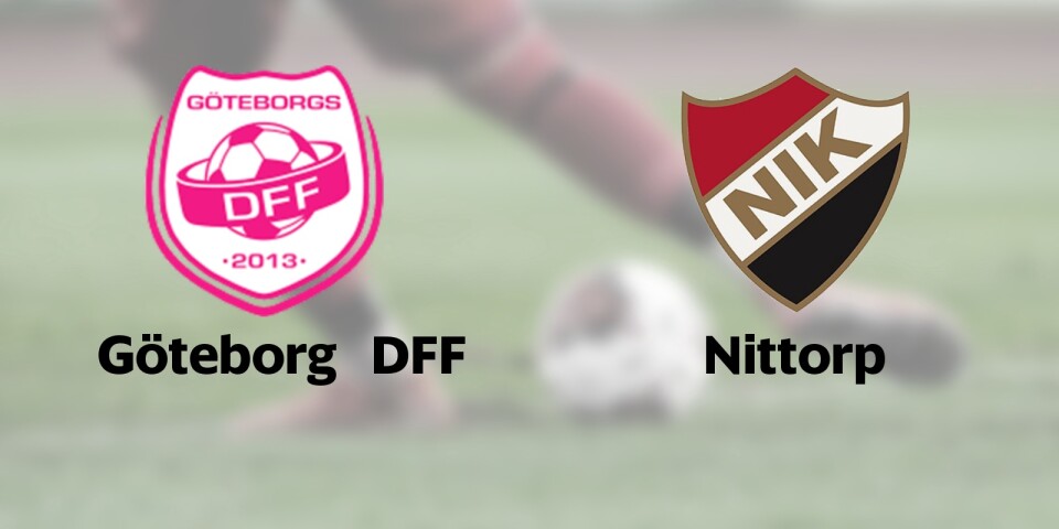 Nittorp jagar seger mot Göteborg DFF