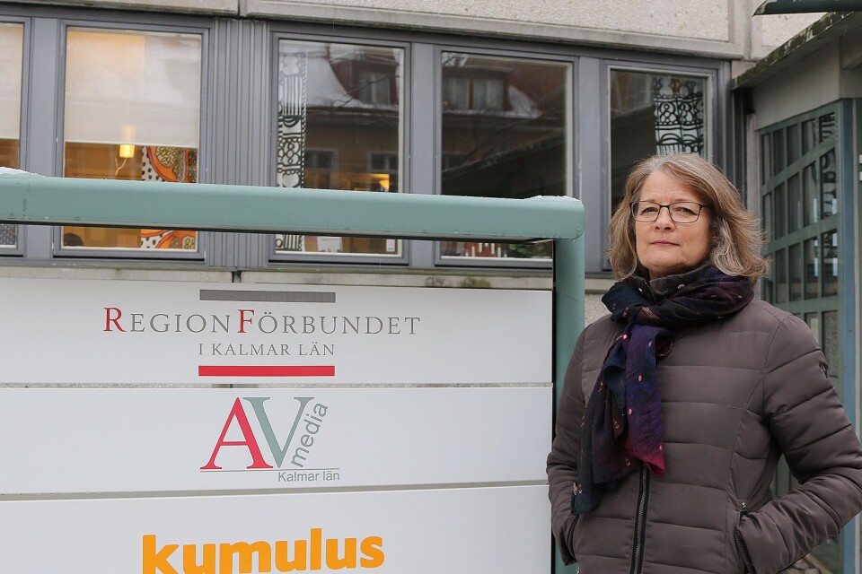 Helena Nilsson och några av hennes kollegor kommer fram till september nästa år att ha sin arbetsplats på Nygatan i Kalmar. Andra kommer att flytta till nya adresser redan 1 januari. ”Det är klart att det blir en förändring när vårt arbetslag splittras till olika arbetsplatser.”