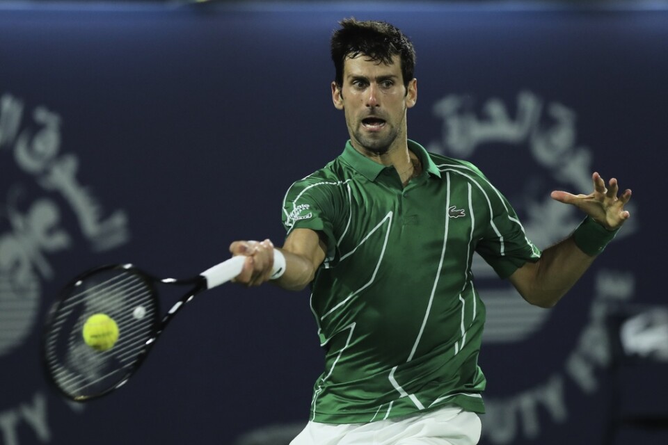 Novak Djokovic var först ut med idén om en stödfond till tennisspelarna. Arkivbild.