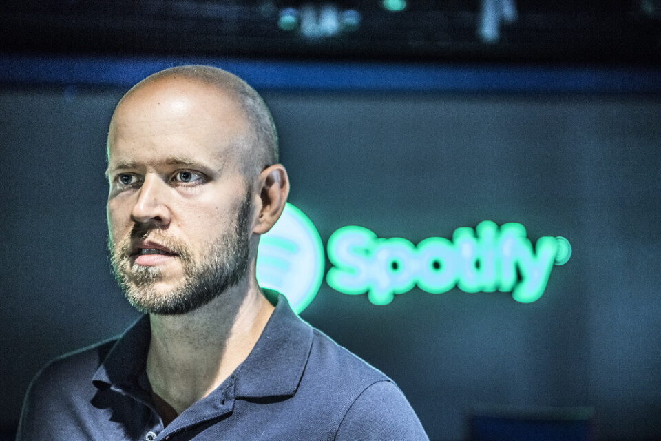 Daniel Ek meddelar att Spotify ska satsa på ljudböcker. Arkivbild.